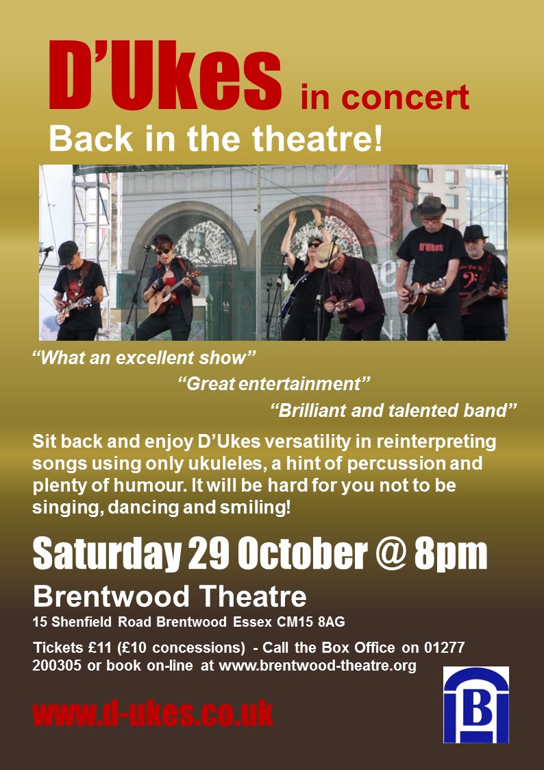 D'Ukes Brentwood 2016 V1 Poster